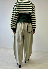 MICALLE MICALLE(ミカーレミカーレ)レイヤード風ボーダーTシャツ