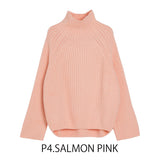 MICALLE MICALLE(ミカーレミカーレ)9COLOR ウォッシャブルハイネックリブニット