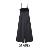 MICALLE MICALLE(ミカーレミカーレ)フリルトップサロペット