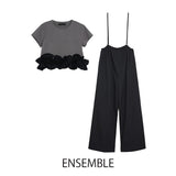 MICALLE MICALLE(ミカーレミカーレ)フリルTセットアップ