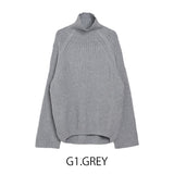 MICALLE MICALLE(ミカーレミカーレ)12COLOR ウォッシャブルハイネックリブニット