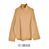 MICALLE MICALLE(ミカーレミカーレ)9COLOR ウォッシャブルハイネックリブニット