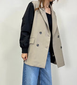 MICALLE MICALLE(ミカーレミカーレ ) 異素材テーラードジャケット