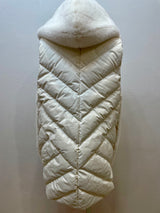 GALLERY BEIGE エコファーダウンフードベスト