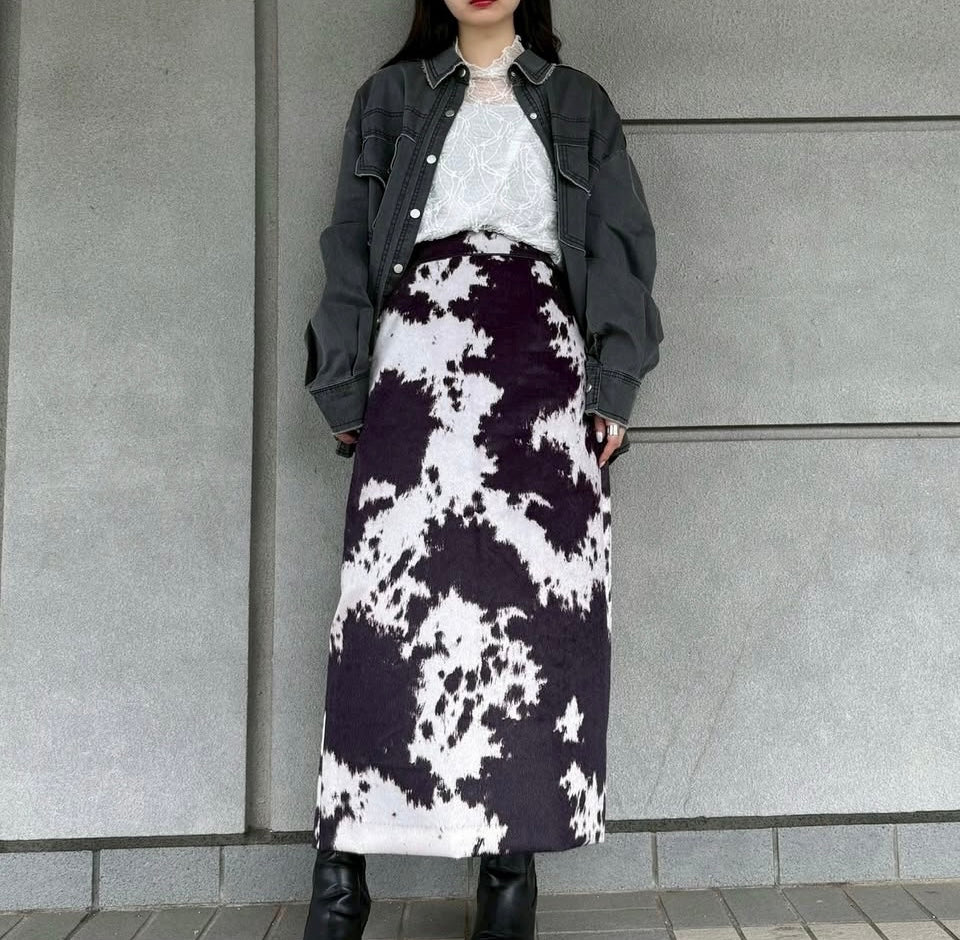 MICALLE MICALLE（ミカーレミカーレ）アニマル柄スカート