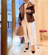 Souvenir (スーベニア) 2カラー キルティングラップ中綿コート