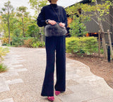 MICALLE MICALLE(ミカーレミカーレ) bottle neck knit setup