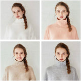 【数量限定カラー入荷】MICALLE MICALLE(ミカーレミカーレ)wool混ハイネックニット