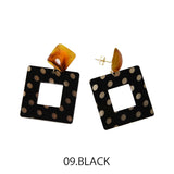 MICALLE MICALLE(ミカーレミカーレ)2カラー アクリルスクエアピアス - AVANTI&JOLIJOLI