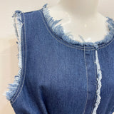 MICALLE MICALLE(ミカーレミカーレ)2カラー デニムノースリーブワンピース