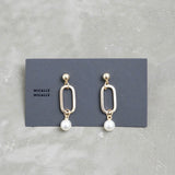 MICALLE MICALLE(ミカーレミカーレ)ゴールドフープパールピアス - AVANTI&JOLIJOLI