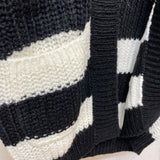 RISLEY(リズレー)モヘア混ボーダーカーディガン