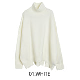 【数量限定カラー入荷】MICALLE MICALLE(ミカーレミカーレ)wool混ハイネックニット