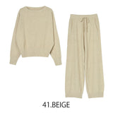 MICALLE MICALLE(ミカーレミカーレ)round neck knit setup