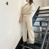 MICALLE MICALLE(ミカーレミカーレ)round neck knit setup