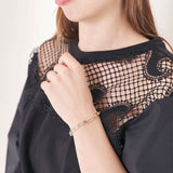 MICALLE MICALLE(ミカーレミカーレ)2カラー チェーンブレスレット - AVANTI&JOLIJOLI