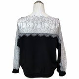 MICALLE MICALLE(ミカーレミカーレ)3カラー レース切り替えTシャツ - AVANTI&JOLIJOLI