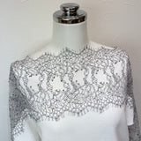 MICALLE MICALLE(ミカーレミカーレ)3カラー レース切り替えTシャツ - AVANTI&JOLIJOLI