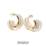 MICALLE MICALLE(ミカーレミカーレ)3カラー フープピアス - AVANTI&JOLIJOLI