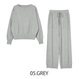 MICALLE MICALLE(ミカーレミカーレ)round neck knit setup