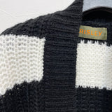 RISLEY(リズレー)モヘア混ボーダーカーディガン