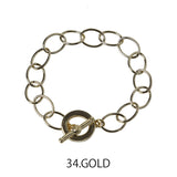 MICALLE MICALLE(ミカーレミカーレ)2カラー チェーンブレスレット - AVANTI&JOLIJOLI