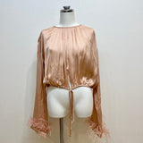 Dixie(ディクシー)2カラー フェザースリーブブラウス