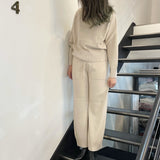 MICALLE MICALLE(ミカーレミカーレ)round neck knit setup