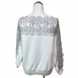 MICALLE MICALLE(ミカーレミカーレ)3カラー レース切り替えTシャツ - AVANTI&JOLIJOLI