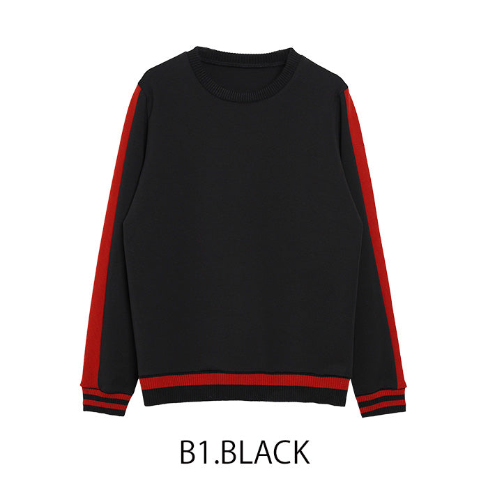 MICALLE MICALLE（ミカーレミカーレ）バイカラーライントップス