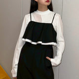 MICALLE MICALLE（ミカーレミカーレ）フリルデザインサロペット