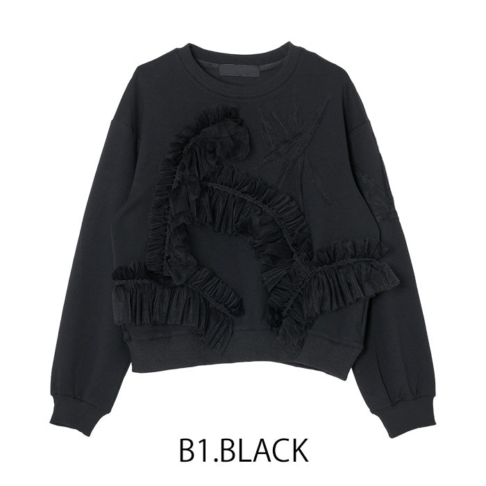 MICALLE MICALLE（ミカーレミカーレ）デザインチュールスウェット