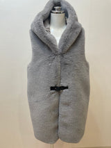 GALLERY BEIGE　エコファーダウンフードベスト