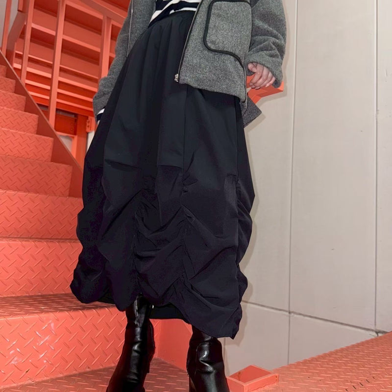 MICALLE MICALLE（ミカーレミカーレ）ランダムタックスカート