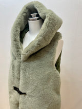 GALLERY BEIGE　エコファーダウンフードベスト