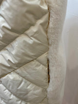 GALLERY BEIGE　エコファーダウンフードベスト