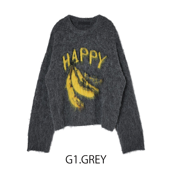 MICALLE MICALLE（ミカーレミカーレ）モチーフ入りニットプルオーバー