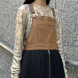 MICALLE MICALLE（ミカーレミカーレ）切替デザインエプロンドレス