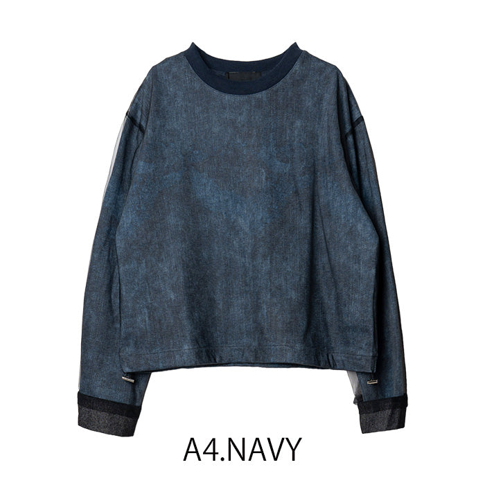 MICALLE MICALLE（ミカーレミカーレ）チュール重ねプルオーバー