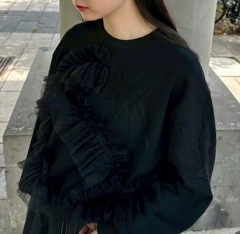 MICALLE MICALLE（ミカーレミカーレ）デザインチュールスウェット