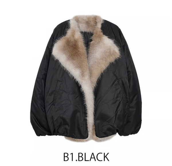 (MICALLE MICALLE（ミカーレミカーレ）ファーダウンジャケット