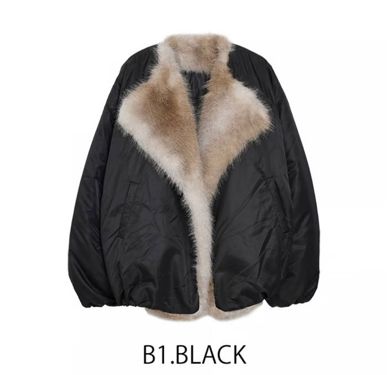 (MICALLE MICALLE（ミカーレミカーレ）ファーダウンジャケット