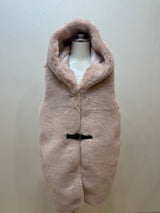 GALLERY BEIGE　エコファーダウンフードベスト