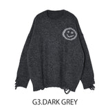 MICALLE MICALLE（ミカーレミカーレ）ワンポイントクラッシュニット