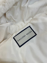 GALLERY BEIGE　エコファーダウンフードベスト