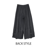 MICALLE MICALLE（ミカーレミカーレ）センタータックデニムワイドパンツ