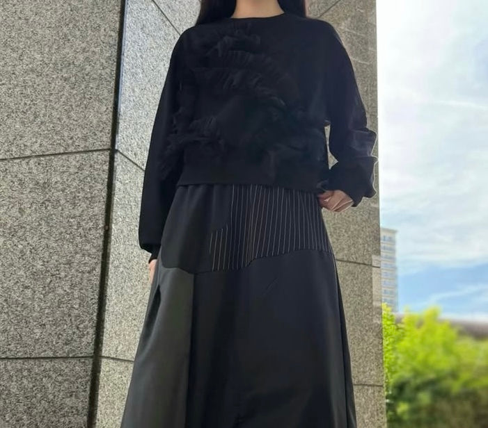 MICALLE MICALLE（ミカーレミカーレ）デザインチュールスウェット