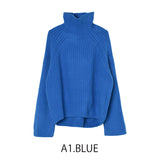 MICALLE MICALLE（ミカーレミカーレ）9COLOR ウォッシャブルハイネックリブニット