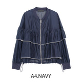 MICALLE MICALLE（ミカーレミカーレ）ティアードフリルジャケット