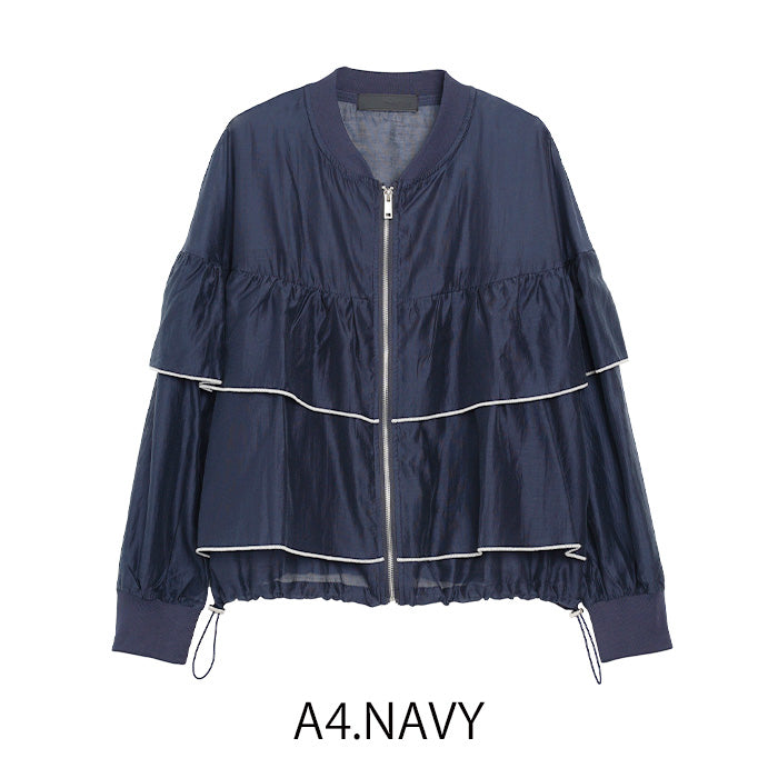 MICALLE MICALLE（ミカーレミカーレ）ティアードフリルジャケット